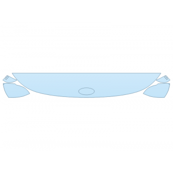 PAINT PROTECTION KIT - 2024 HYUNDAI KONA LIMITED HOOD FENDERS MIRRORS 12 INCH - (WRAPPED EDGES) - PRECUT PPF CLEAR BRA WRAP