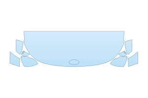 2027 HYUNDAI KONA N-LINE HOOD FENDERS MIRRORS 24 INCH - (WRAPPED EDGES)