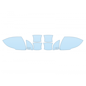 PAINT PROTECTION KIT - 2024 HYUNDAI KONA N-LINE MIRRORS - DOOR CUPS - PRECUT PPF CLEAR BRA WRAP