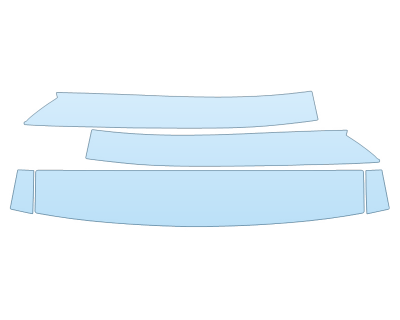 PAINT PROTECTION KIT - 2024 HYUNDAI KONA N-LINE ROOF - PILLARS - PRECUT PPF CLEAR BRA WRAP
