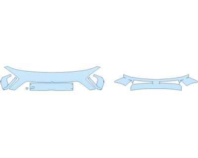 PAINT PROTECTION KIT - 2024 HYUNDAI KONA SE BUMPER (MULTI PIECE) - PRECUT PPF CLEAR BRA WRAP