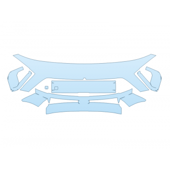 PAINT PROTECTION KIT - 2024 HYUNDAI KONA SEL BUMPER - PRECUT PPF CLEAR BRA WRAP