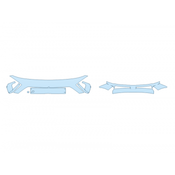 PAINT PROTECTION KIT - 2025 HYUNDAI KONA SEL BUMPER (MULTI PIECE) - PRECUT PPF CLEAR BRA WRAP