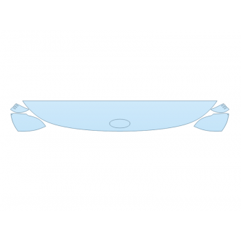 PAINT PROTECTION KIT - 2024 HYUNDAI KONA SEL HOOD FENDERS MIRRORS 12 INCH - (WRAPPED EDGES) - PRECUT PPF CLEAR BRA WRAP