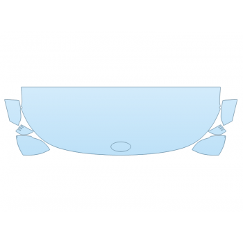 PAINT PROTECTION KIT - 2025 HYUNDAI KONA SEL HOOD FENDERS MIRRORS 24 INCH - (WRAPPED EDGES) - PRECUT PPF CLEAR BRA WRAP