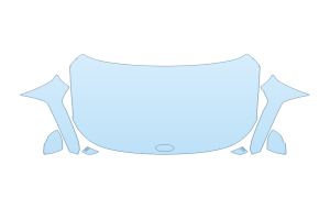 2027 HYUNDAI KONA SEL FULL HOOD FENDERS MIRRORS - (WRAPPED EDGES)