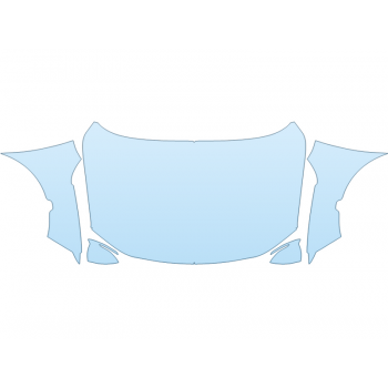 Precut PPF Kit – Clear Bra Paint Protection Film PAINT PROTECTION KIT - 2024 HYUNDAI SANTA CRUZ NIGHT FULL HOOD FENDERS MIRRORS - (WRAPPED EDGES) - PRECUT PPF CLEAR BRA WRAP