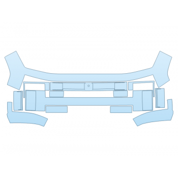 PAINT PROTECTION KIT - 2024 HYUNDAI SANTA FE SE BUMPER - PRECUT PPF CLEAR BRA WRAP