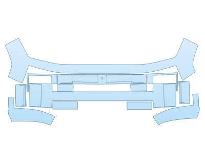 PAINT PROTECTION KIT - 2024 HYUNDAI SANTA FE SE BUMPER - PRECUT PPF CLEAR BRA WRAP