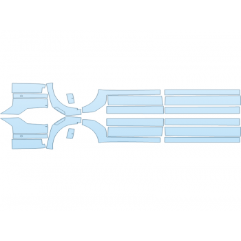 PAINT PROTECTION KIT - 2025 HYUNDAI SANTA FE XRT ROCKERS - PRECUT PPF CLEAR BRA WRAP