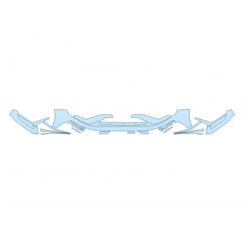 Precut PPF Kit – Clear Bra Paint Protection Film PAINT PROTECTION KIT - 2025 HYUNDAI SONATA N-LINE BUMPER (MULTI PIECE) - PRECUT PPF CLEAR BRA WRAP