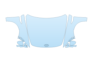 2027 HYUNDAI SONATA N-LINE FULL HOOD FENDERS MIRRORS - (WRAPPED EDGES)