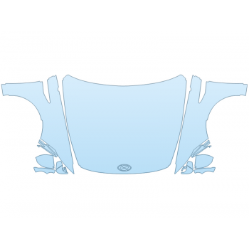 Precut PPF Kit – Clear Bra Paint Protection Film PAINT PROTECTION KIT - 2025 HYUNDAI SONATA N-LINE FULL HOOD FENDERS MIRRORS - (WRAPPED EDGES) - PRECUT PPF CLEAR BRA WRAP