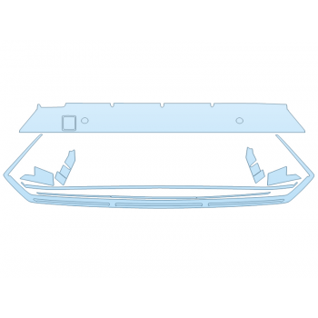 Precut PPF Kit – Clear Bra Paint Protection Film PAINT PROTECTION KIT - 2025 HYUNDAI SONATA N-LINE GRILL - PRECUT PPF CLEAR BRA WRAP