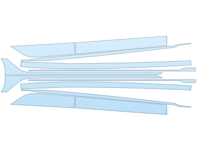 PAINT PROTECTION KIT - 2025 HYUNDAI SONATA N-LINE ROCKERS - PRECUT PPF CLEAR BRA WRAP