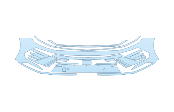 Precut PPF Kit – Clear Bra Paint Protection Film PAINT PROTECTION KIT - 2027 HYUNDAI SONATA SEL BUMPER - PRECUT PPF CLEAR BRA WRAP