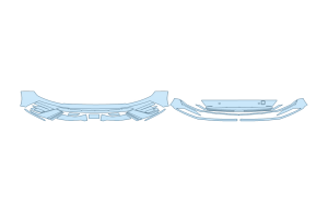 2027 HYUNDAI SONATA SEL BUMPER (MULTI PIECE)