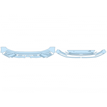 PAINT PROTECTION KIT - 2025 HYUNDAI SONATA SEL BUMPER (MULTI PIECE) - PRECUT PPF CLEAR BRA WRAP