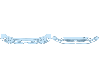 PAINT PROTECTION KIT - 2025 HYUNDAI SONATA SEL BUMPER (MULTI PIECE) - PRECUT PPF CLEAR BRA WRAP