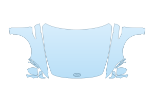2027 HYUNDAI SONATA SEL FULL HOOD FENDERS MIRRORS - (WRAPPED EDGES)