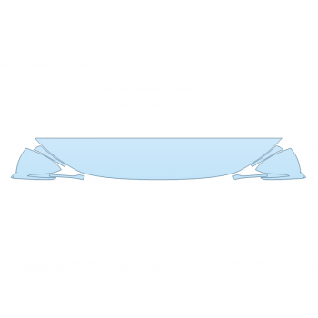 PAINT PROTECTION KIT - 2025 HYUNDAI TUCSON HYBRID BLUE HOOD FENDERS MIRRORS 12 INCH - - PRECUT PPF CLEAR BRA WRAP