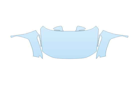 PAINT PROTECTION KIT - 2027 HYUNDAI TUCSON HYBRID LIMITED FULL HOOD FENDERS MIRRORS - PRECUT PPF CLEAR BRA WRAP
