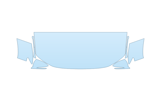 PAINT PROTECTION KIT - 2027 HYUNDAI TUCSON LIMITED HOOD FENDERS MIRRORS 30 INCH - (WRAPPED EDGES) - PRECUT PPF CLEAR BRA WRAP