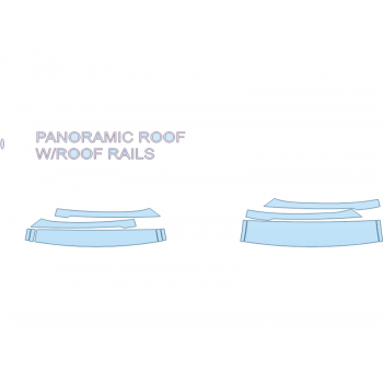 PAINT PROTECTION KIT - 2025 HYUNDAI TUCSON LIMITED ROOF - PILLARS - PRECUT PPF CLEAR BRA WRAP