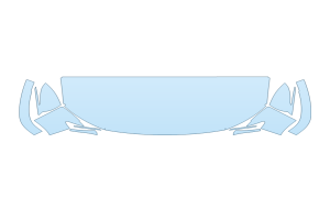 2027 HYUNDAI TUCSON N LINE HOOD FENDERS MIRRORS 24 INCH - (WRAPPED EDGES)
