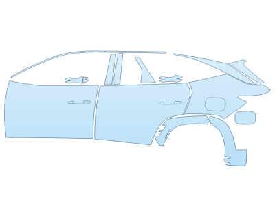 PAINT PROTECTION KIT - 2025 HYUNDAI TUCSON N LINE DRIVER SIDE - PRECUT PPF CLEAR BRA WRAP