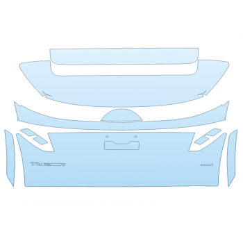 PAINT PROTECTION KIT - 2025 HYUNDAI TUCSON N LINE REAR HATCH - PRECUT PPF CLEAR BRA WRAP