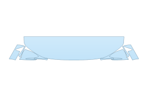 2027 HYUNDAI TUCSON SE HOOD FENDERS MIRRORS 18 INCH - (WRAPPED EDGES)