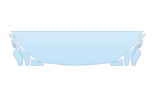 2027 INFINITI QX50 AUTOGRAPH HOOD FENDERS MIRRORS 24 INCH - (WRAPPED EDGES)