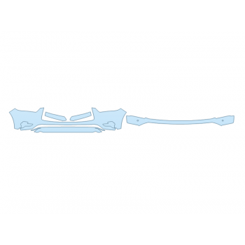 Precut PPF Kit – Clear Bra Paint Protection Film PAINT PROTECTION KIT - 2024 INFINITI QX80 PREMIUM BUMPER (MULTI PIECE) - SENSORS - PRECUT PPF CLEAR BRA WRAP