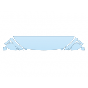 PAINT PROTECTION KIT - 2024 INFINITI QX80 PREMIUM HOOD FENDERS MIRRORS 18 INCH - (WRAPPED EDGES) - PRECUT PPF CLEAR BRA WRAP