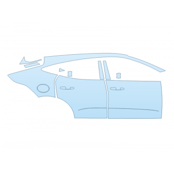 PAINT PROTECTION KIT - 2024 JAGUAR E-PACE R-DYNAMIC SE PASSENGER SIDE - PRECUT PPF CLEAR BRA WRAP