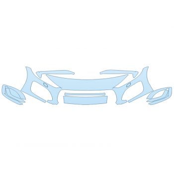 PAINT PROTECTION KIT - 2024 JAGUAR F TYPE CONVERTIBLE R-DYNAMIC BUMPER - PRECUT PPF CLEAR BRA WRAP