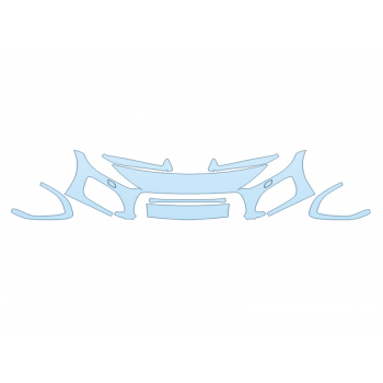 PAINT PROTECTION KIT - 2024 JAGUAR F TYPE COUPE BASE BUMPER - PRECUT PPF CLEAR BRA WRAP