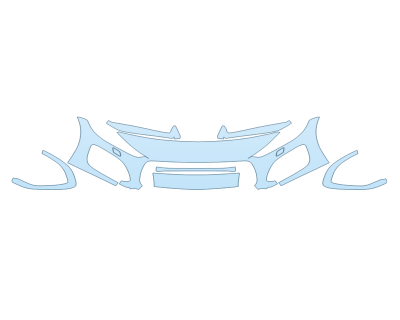 PAINT PROTECTION KIT - 2024 JAGUAR F TYPE COUPE BASE BUMPER - PRECUT PPF CLEAR BRA WRAP