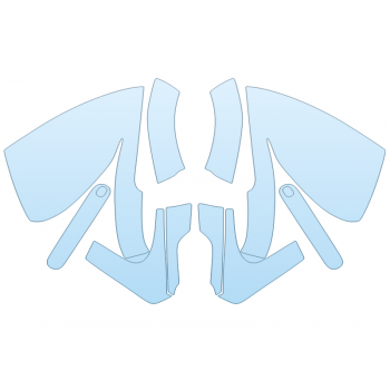 PAINT PROTECTION KIT - 2024 JAGUAR F TYPE COUPE R-DYNAMIC MIRRORS - DOOR CUPS - PRECUT PPF CLEAR BRA WRAP