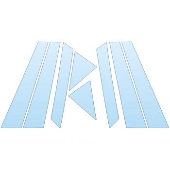 Precut PPF Kit – Clear Bra Paint Protection Film PAINT PROTECTION KIT - 2025 JAGUAR F-PACE P340 S B PILLARS - PRECUT PPF CLEAR BRA WRAP