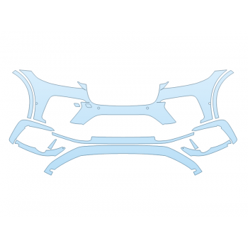 Precut PPF Kit – Clear Bra Paint Protection Film PAINT PROTECTION KIT - 2025 JAGUAR F-PACE SVR BUMPER - SENSORS - PRECUT PPF CLEAR BRA WRAP