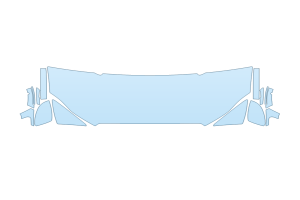 2027 JAGUAR F-PACE SVR HOOD FENDERS MIRRORS 24 INCH - (WRAPPED EDGES)