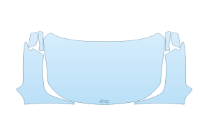 2027 JEEP COMPASS ALTITUDE FULL HOOD FENDERS MIRRORS - (WRAPPED EDGES)