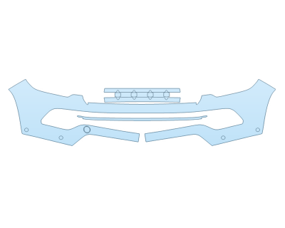 PAINT PROTECTION KIT - 2025 JEEP COMPASS LIMITED BUMPER - PRECUT PPF CLEAR BRA WRAP