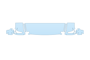 2027 JEEP GLADIATOR HIGH ALTITUDE HOOD FENDERS MIRRORS 24 INCH - (WRAPPED EDGES)