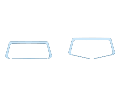 PAINT PROTECTION KIT - 2025 JEEP GLADIATOR MOHAVE A PILLARS - PRECUT PPF CLEAR BRA WRAP