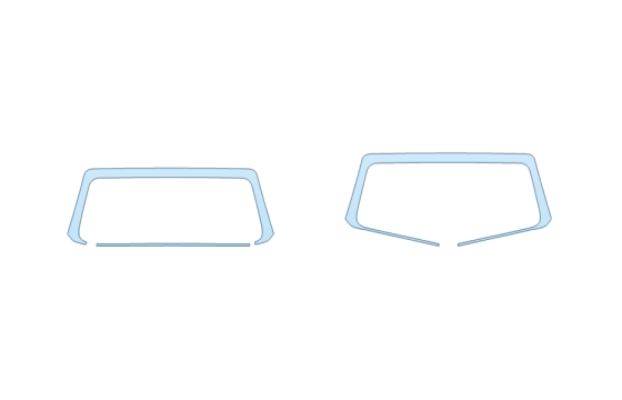 PAINT PROTECTION KIT - 2027 JEEP GLADIATOR MOHAVE A PILLARS - PRECUT PPF CLEAR BRA WRAP