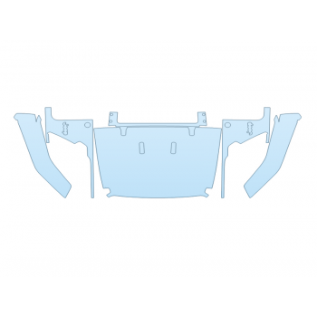 PAINT PROTECTION KIT - 2025 JEEP GLADIATOR SPORT FULL HOOD FENDERS MIRRORS - PRECUT PPF CLEAR BRA WRAP