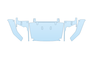 2027 JEEP GLADIATOR SPORT S FULL HOOD FENDERS MIRRORS - (WRAPPED EDGES)